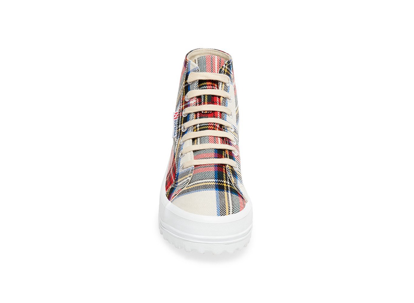 Botas Feminino Multicoloridas - Superga 2341 Cotw Plaid - YMKNJ-5602